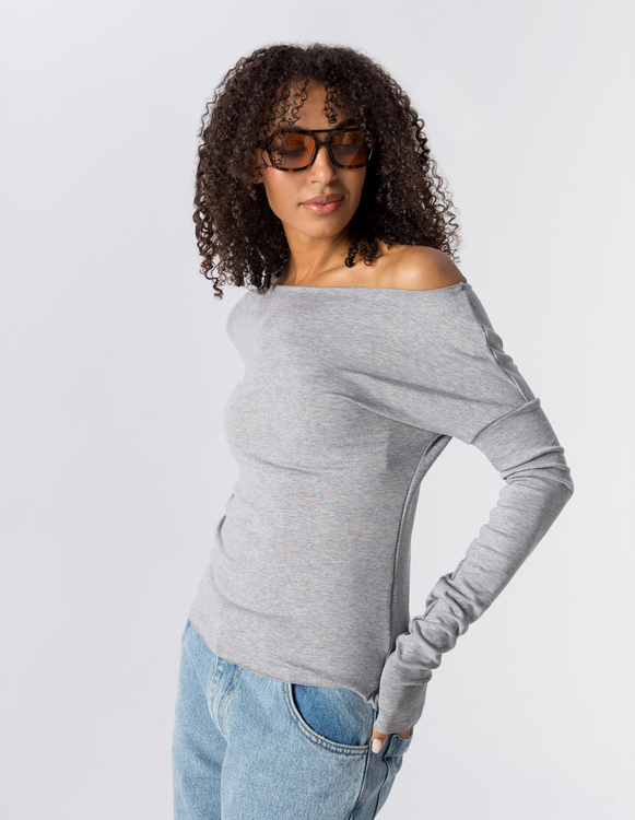 LONGSLEEVE ABBY GREY