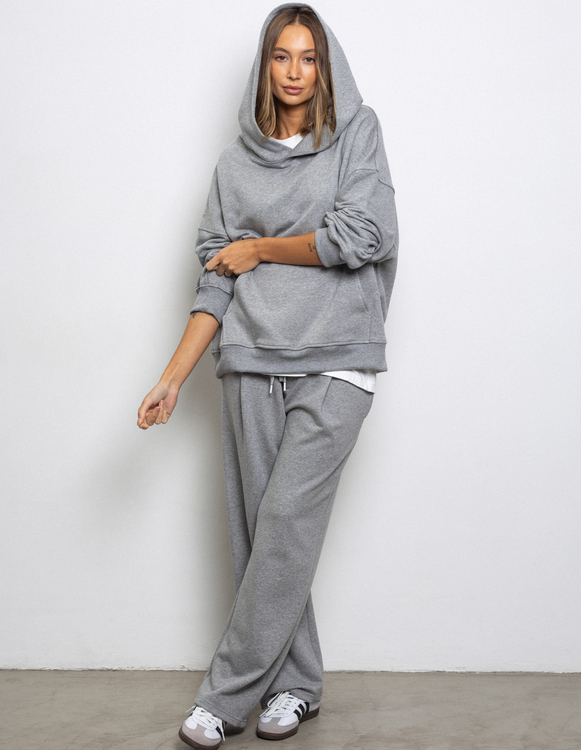 BLUZA Z KAPTUREM SANTIAGO GREY
