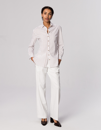 KOSZULA GABI MOCCA STRIPES