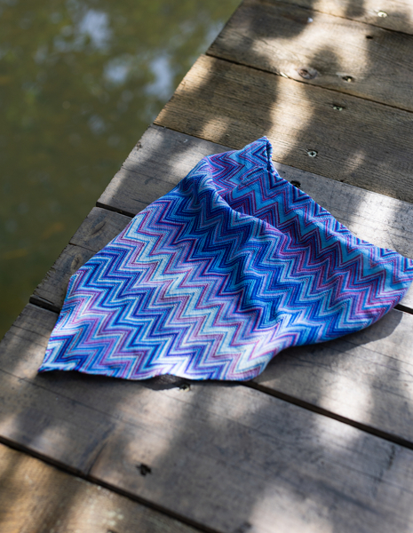 JIMMY BLUE SCARF