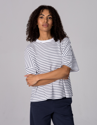 T-SHIRT ERIN NAVY STRIPES