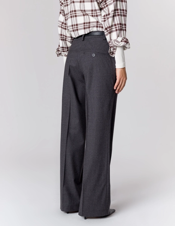 WEŁNIANE SPODNIE TINA GREY