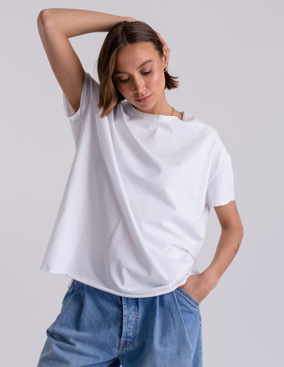  T-SHIRT OVERSIZE PAM WHITE