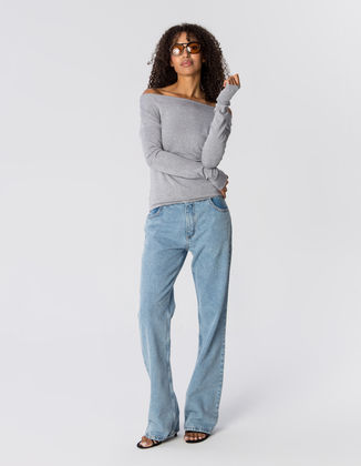 LONGSLEEVE ABBY GREY