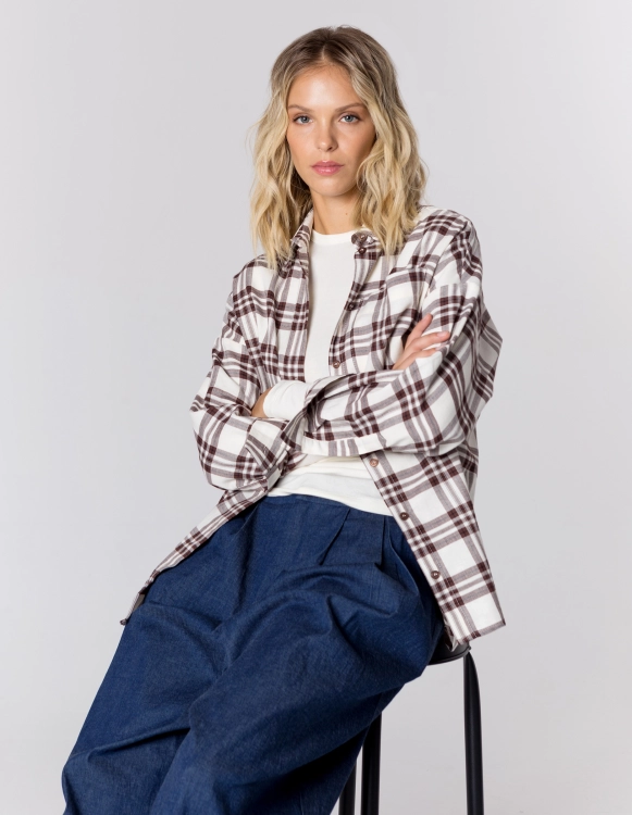 KOSZULA MISSY BROWN CHECK