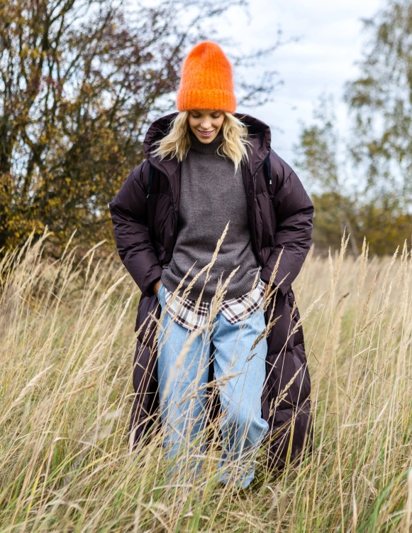 PŁASZCZ PUCHOWY ASPEN BROWN