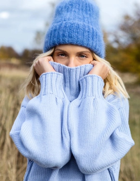 MONK SKY HALF TURTLENECK, WOOL/CASHMERE