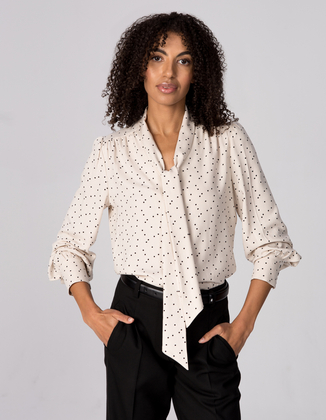 KOSZULA AUSTIN BLACK DOTS