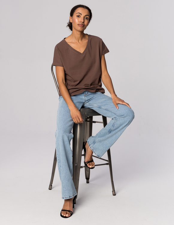 T-SHIRT TESS CHOCO
