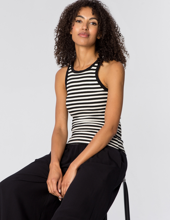 TOP IRIS BLACK STRIPES