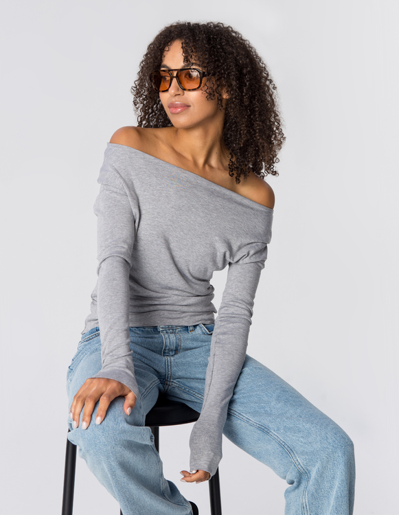 LONGSLEEVE ABBY GREY