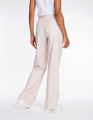 BEŻOWE SZEROKIE SPODNIE TINA