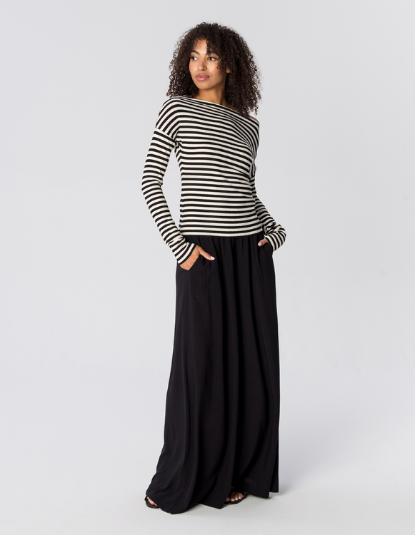 LONGSLEEVE ABBY BLACK STRIPES