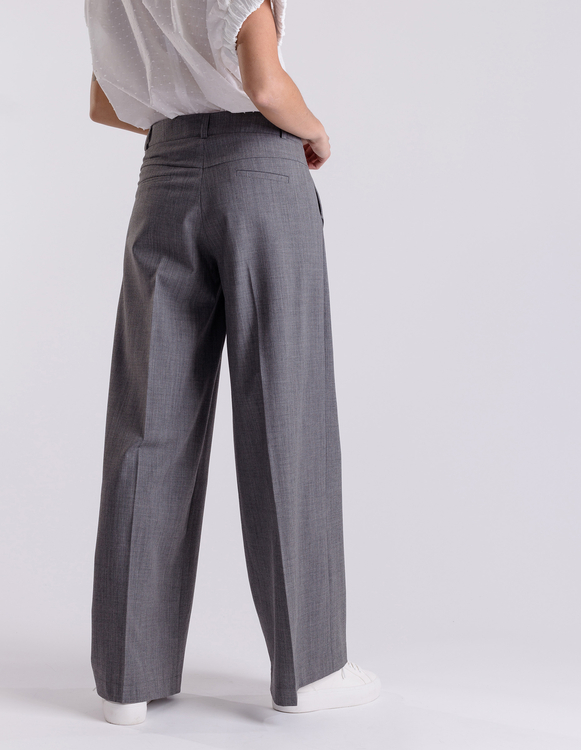 GREY WIDE REMI PANTS
