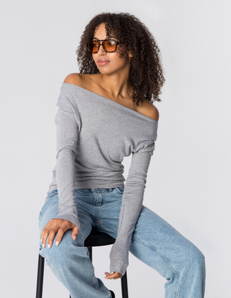 LONGSLEEVE ABBY GREY