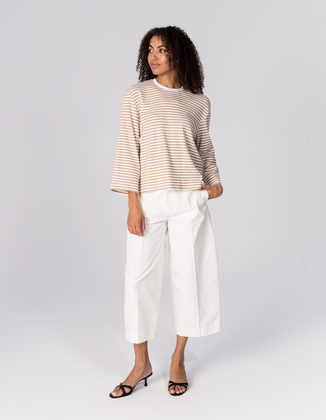 T-SHIRT JOY MOKKA STRIPES
