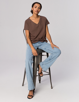 T-SHIRT TESS CHOCO