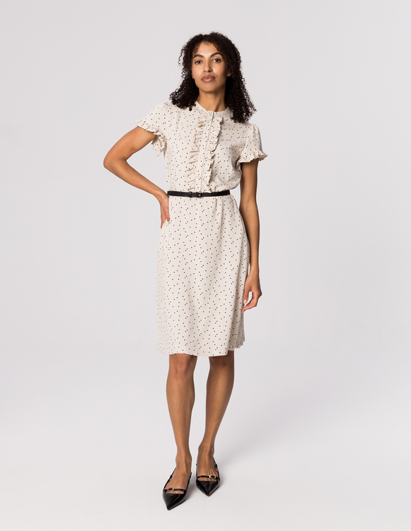 SUKIENKA ROSALIE BLACK DOTS