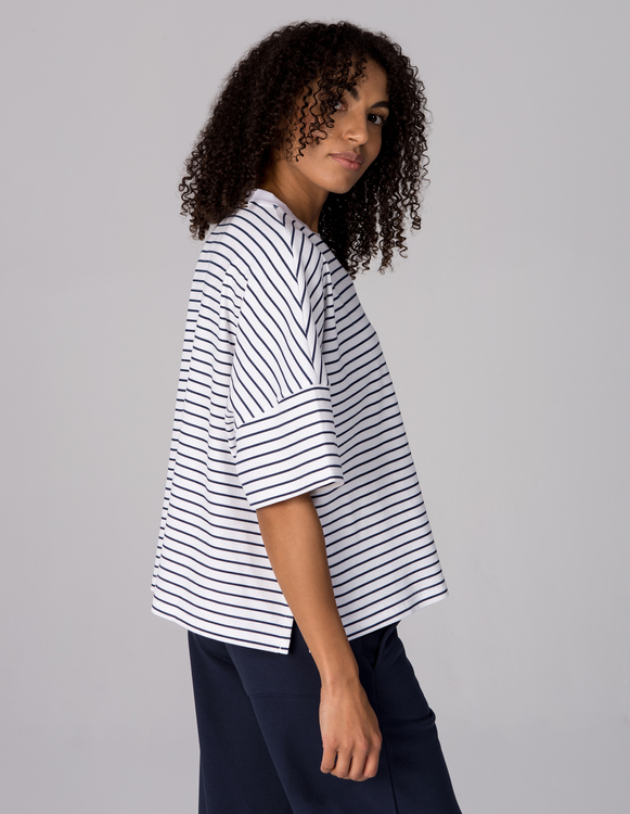 T-SHIRT ERIN NAVY STRIPES