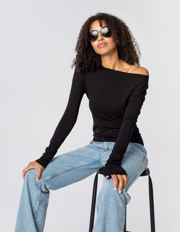 LONGSLEEVE ABBY BLACK