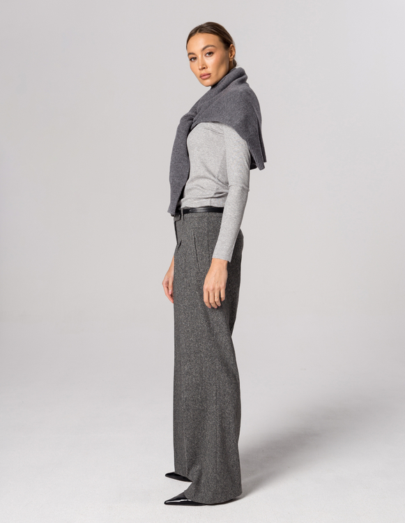  SPODNIE TINA GREY MELANGE