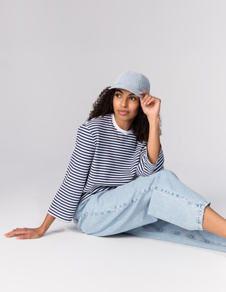 T-SHIRT JOY NAVY STRIPES