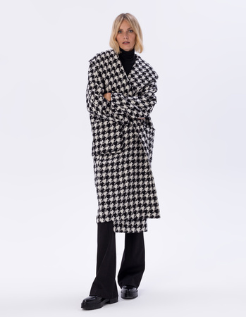 WOOL COAT WITH HOOD VERONA