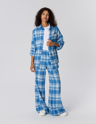 KOSZULA MISSY BLUE CHECK