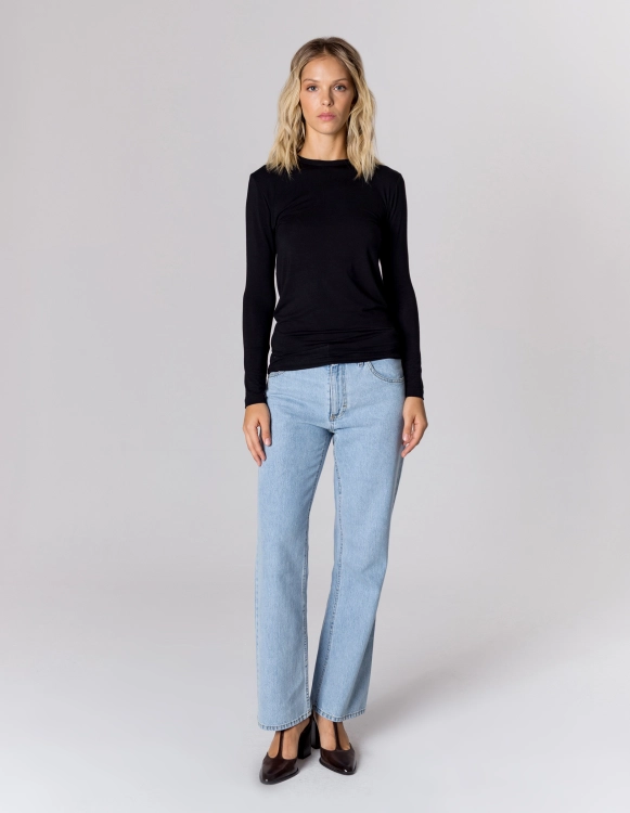 BLACK CASHMERE LONGSLEEVE KLARA