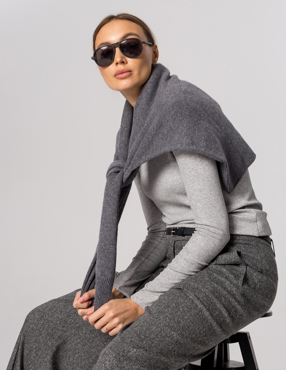  SPODNIE TINA GREY MELANGE