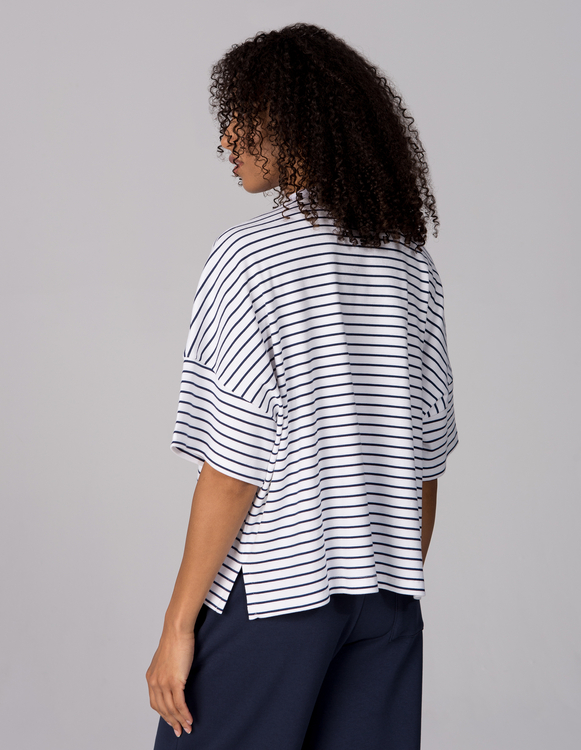T-SHIRT ERIN NAVY STRIPES