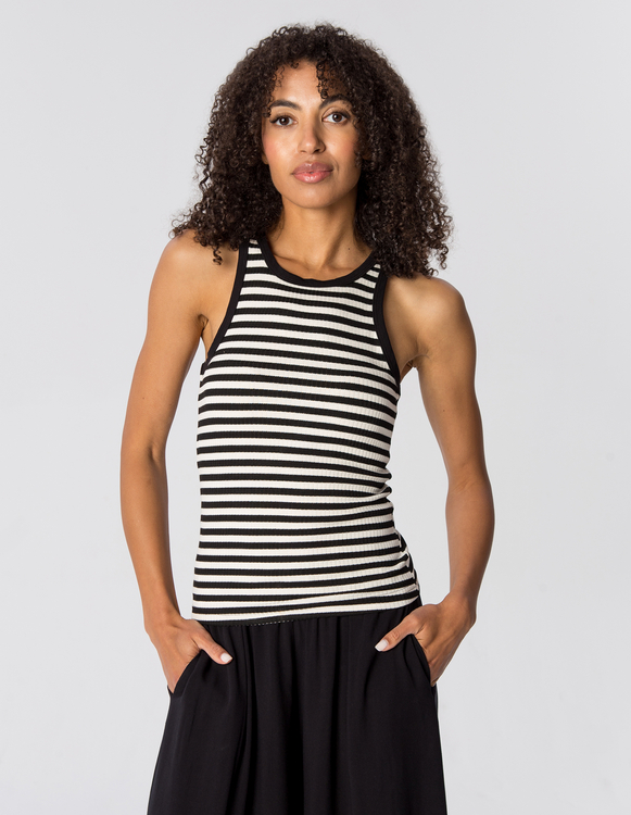 TOP IRIS BLACK STRIPES