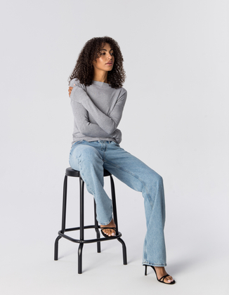 LONGSLEEVE ABBY GREY