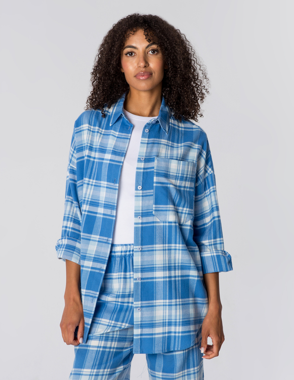 KOSZULA MISSY BLUE CHECK