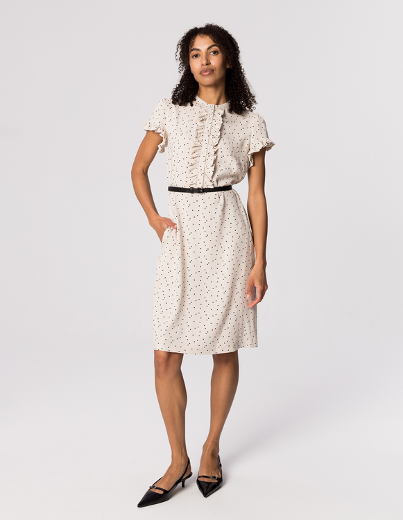 SUKIENKA ROSALIE BLACK DOTS