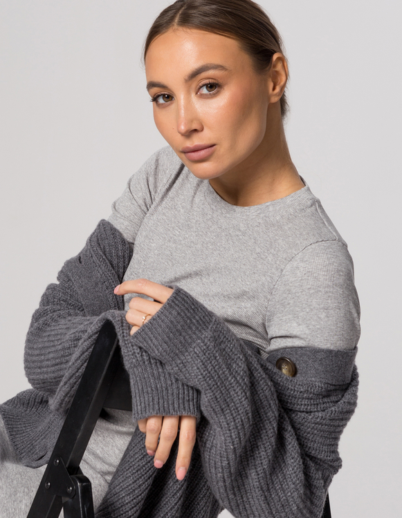 SUKIENKA BETHY GREY