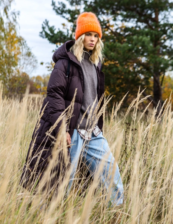 PŁASZCZ PUCHOWY ASPEN BROWN