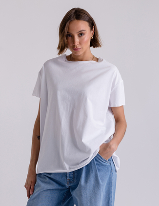  T-SHIRT OVERSIZE PAM WHITE