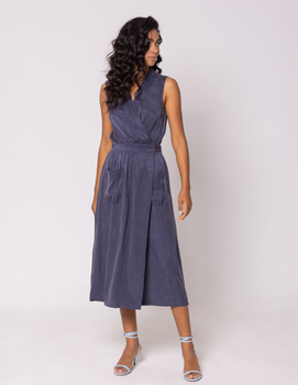 NAVY BLUE ANDREA ENVELOPE DRESS