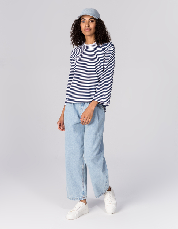 T-SHIRT JOY NAVY STRIPES