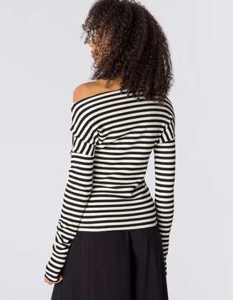 LONGSLEEVE ABBY BLACK STRIPES