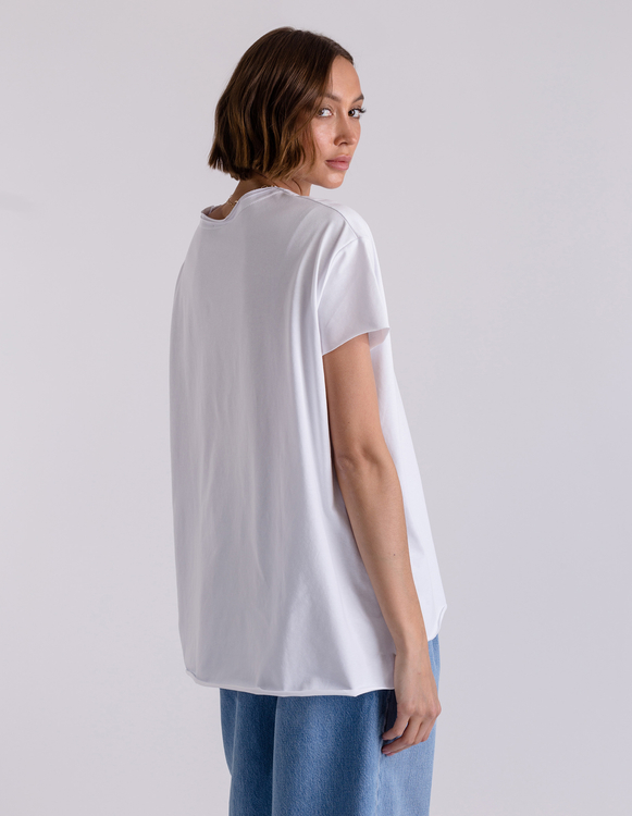  T-SHIRT OVERSIZE PAM WHITE