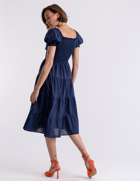 NAVY BLUE VALERIE DRESS