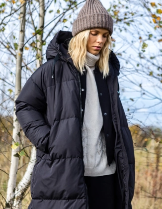 PŁASZCZ PUCHOWY ASPEN BLACK